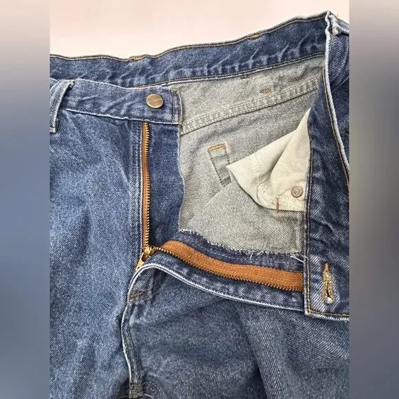 Carhartt B460 Straight Leg Relaxed Fit Jean Medium Wash Size‎ 38 X 32 - Picture 7 of 8